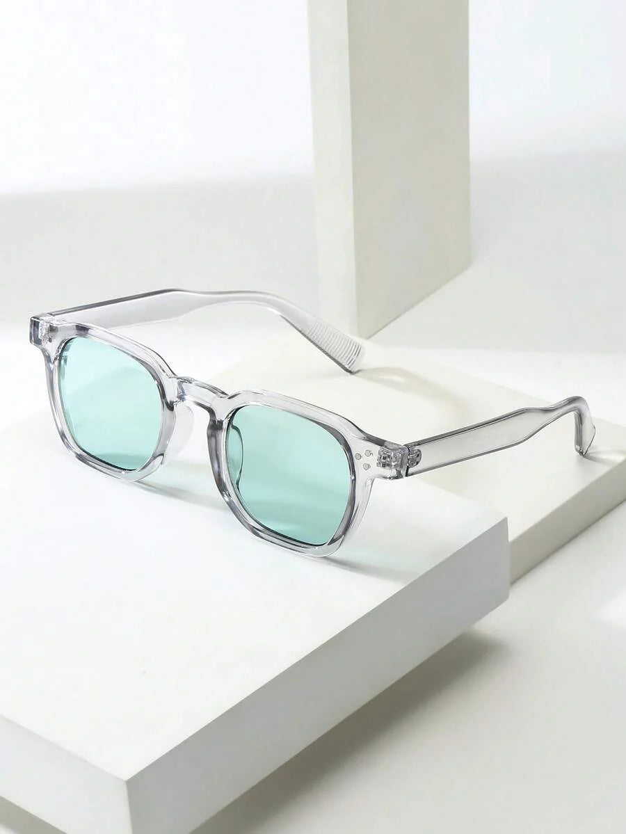 Lunettes de soleil homme à monture octogonale