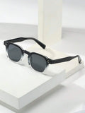 Lunettes de soleil homme à monture octogonale
