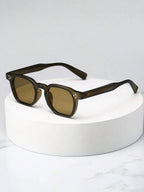 Lunettes de soleil homme à monture ronde