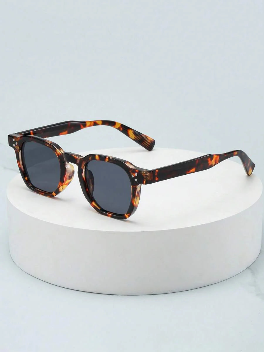 Lunettes de soleil homme à monture ronde