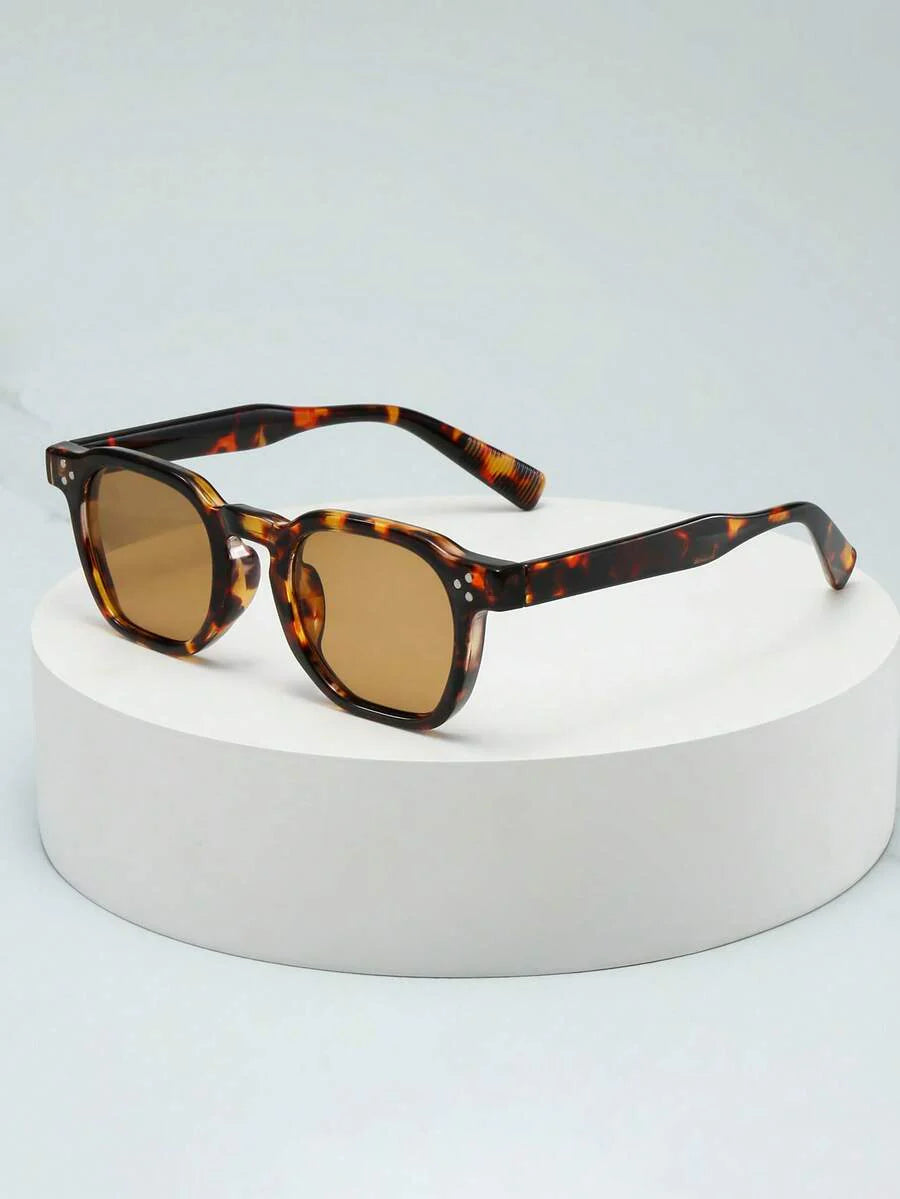 Lunettes de soleil homme à monture ronde