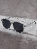 Lunettes de soleil homme à pont clé