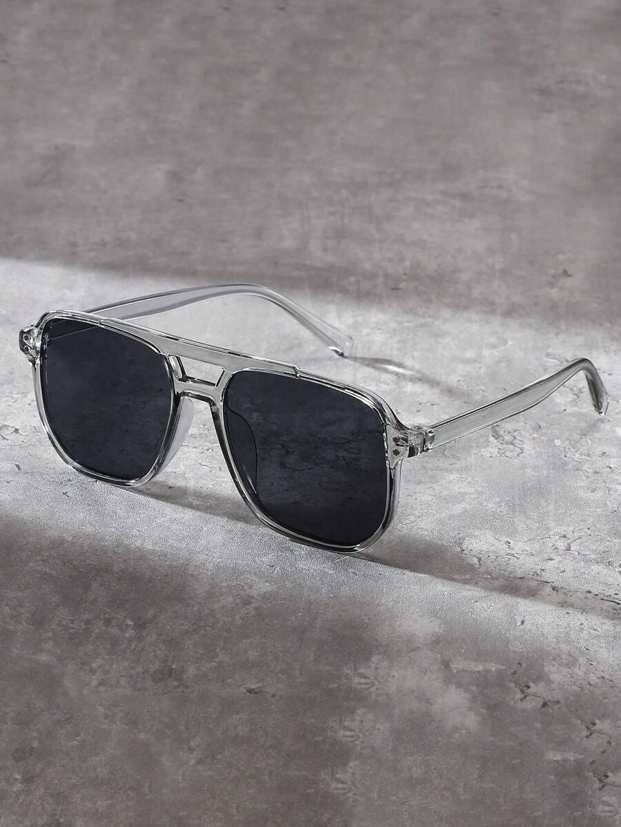 Lunettes de soleil homme à pont clé