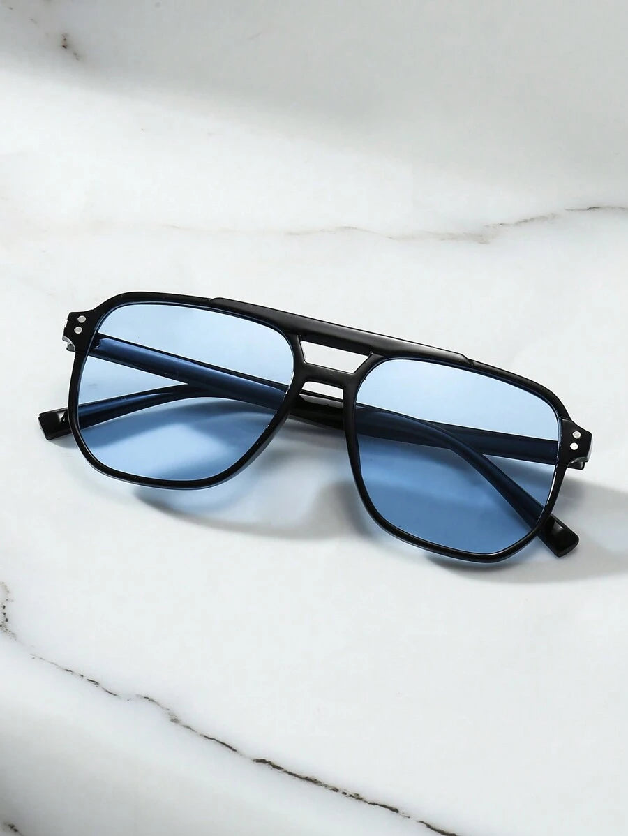 Lunettes de soleil homme à pont clé