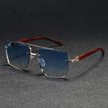Lunettes de soleil homme géométriques