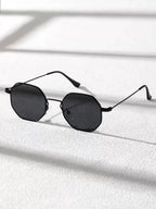 Lunettes de soleil homme octogonales