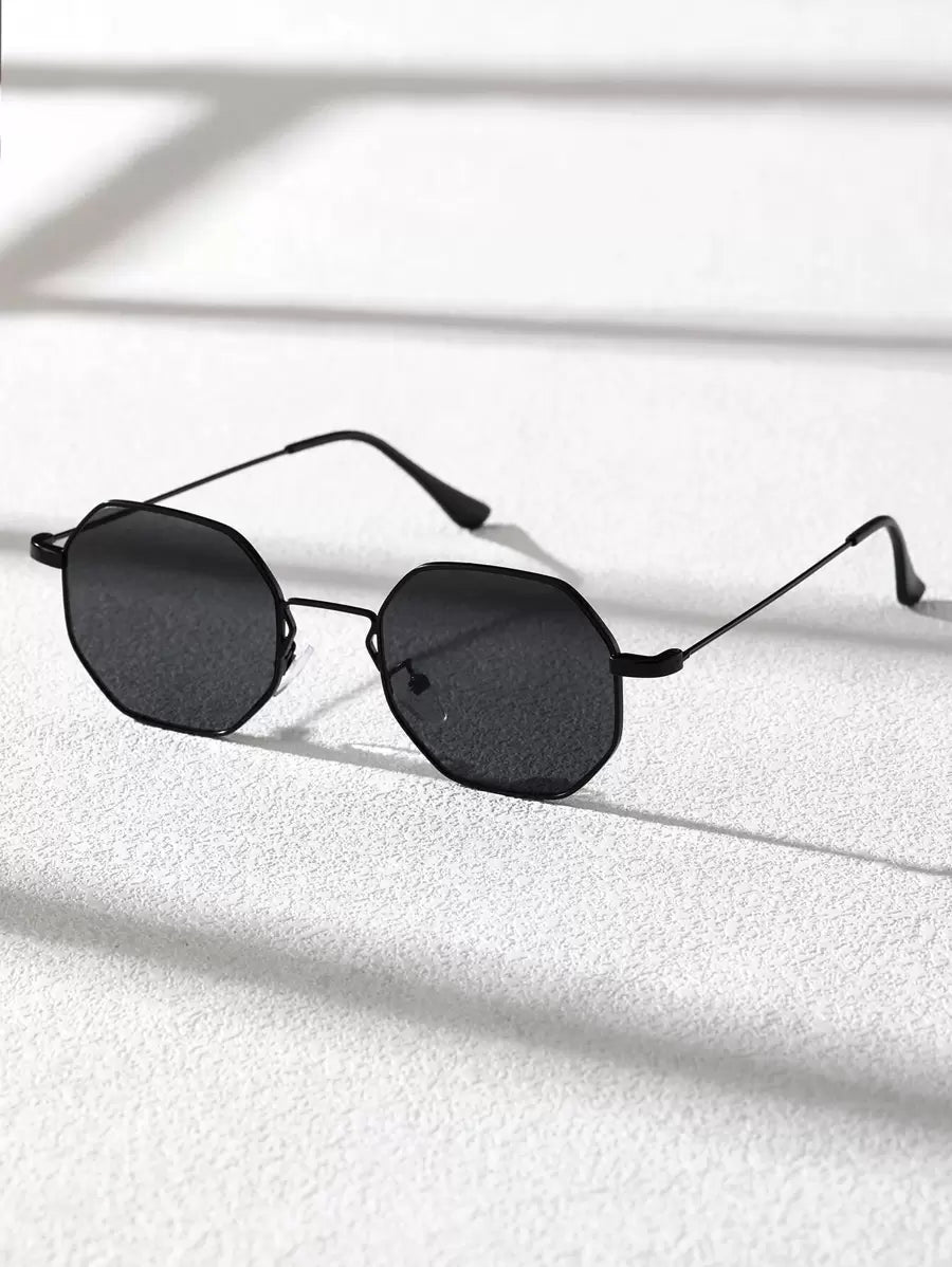 Lunettes de soleil homme octogonales