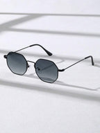Lunettes de soleil homme octogonales