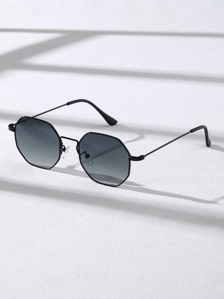 Lunettes de soleil homme octogonales