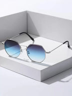 Lunettes de soleil homme octogonales