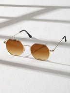 Lunettes de soleil homme octogonales