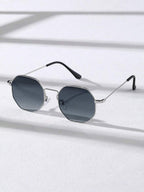Lunettes de soleil homme octogonales