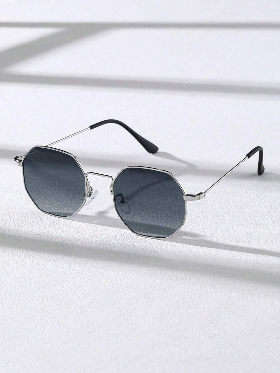 Lunettes de soleil homme octogonales