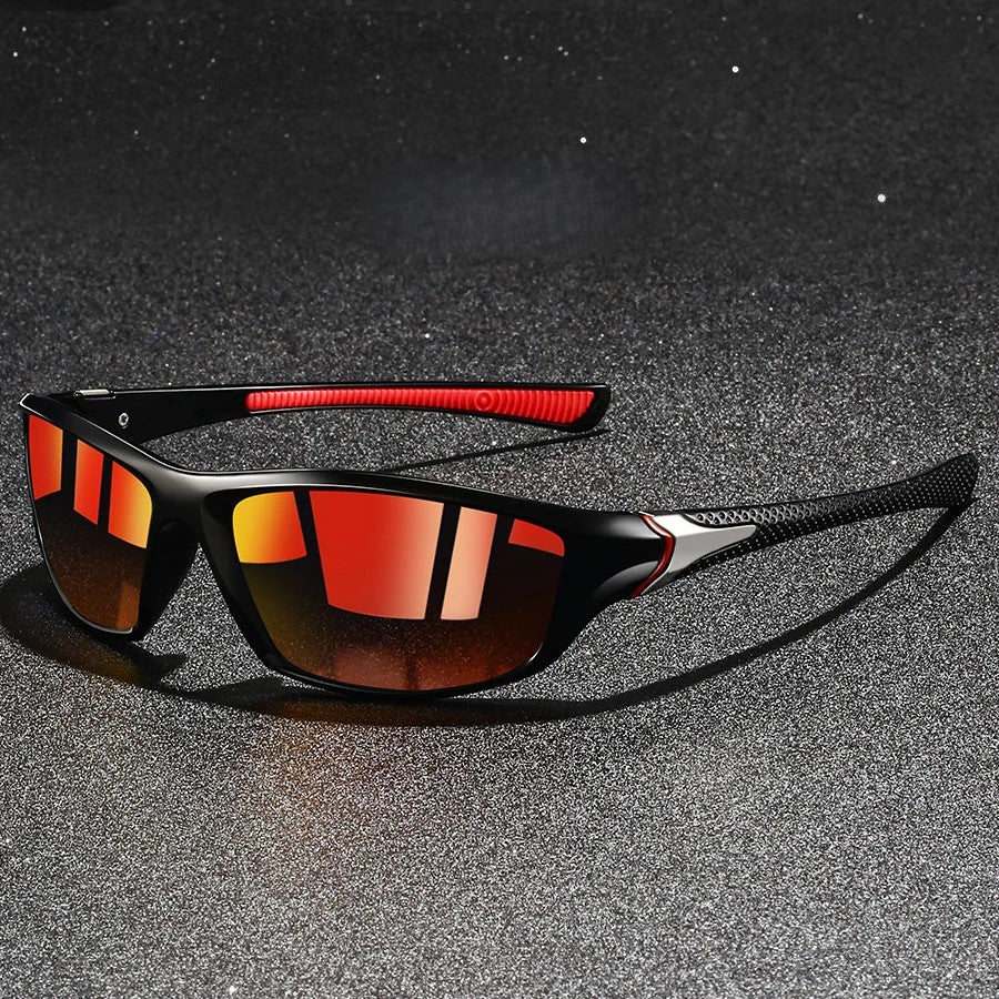 Lunettes de soleil homme rectangulaires