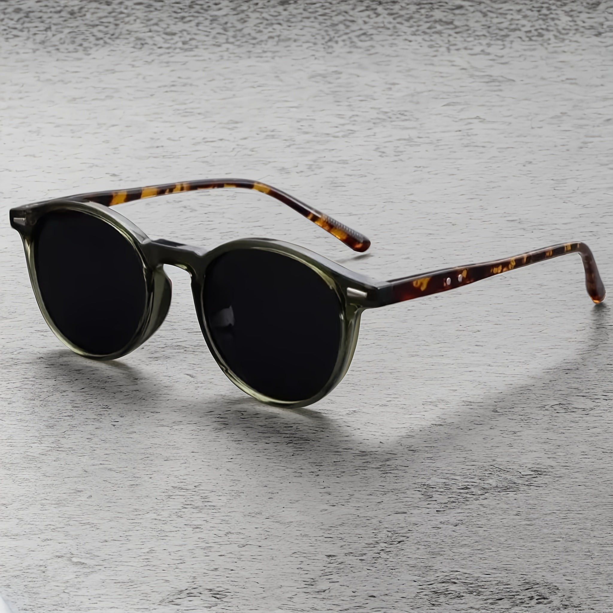 Lunettes de soleil homme rondes