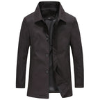 Manteau homme à col classique