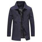 Manteau homme à col classique