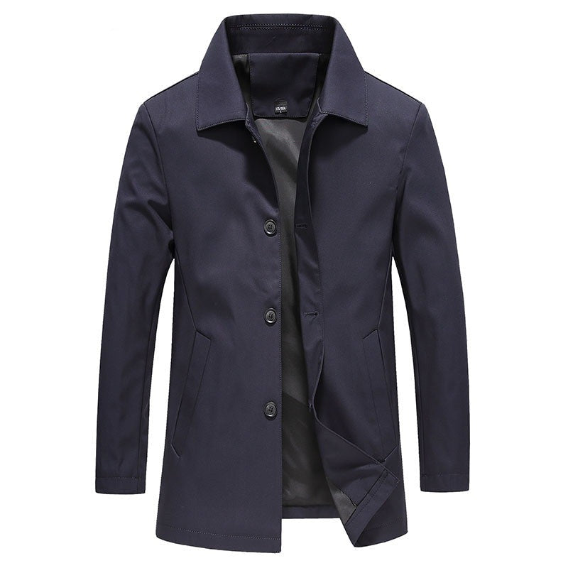 Manteau homme à col classique