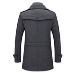 Manteau homme à col montant