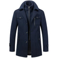 Manteau homme à col montant
