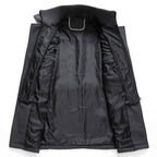 Manteau homme à col montant