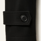 Manteau homme à col montant zippé