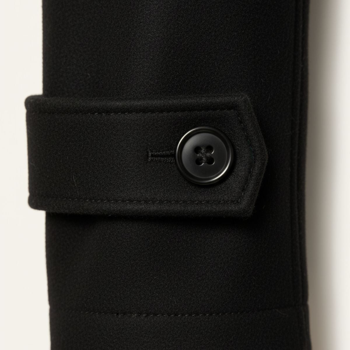 Manteau homme à col montant zippé