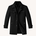 Manteau homme à double fermeture