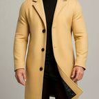 Manteau homme à revers boutonné