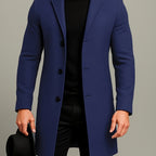 Manteau homme à revers boutonné