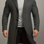 Manteau homme à revers boutonné