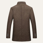 Manteau homme col montant boutonné