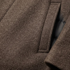Manteau homme col montant boutonné