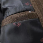 Manteau homme col montant boutonné