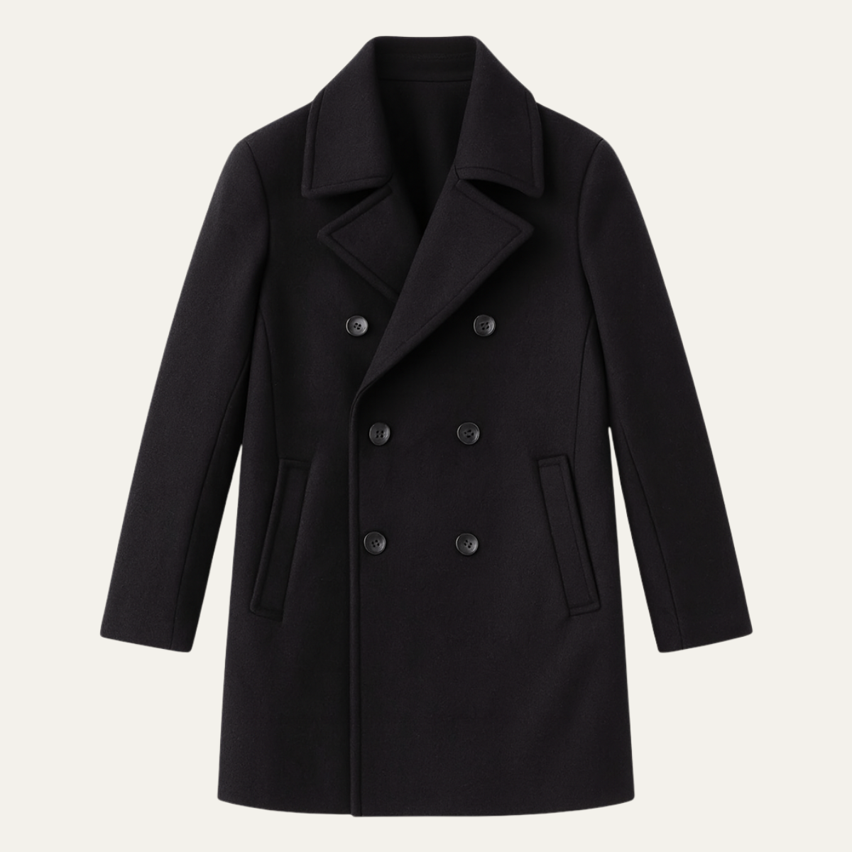 Manteau homme croisé à revers