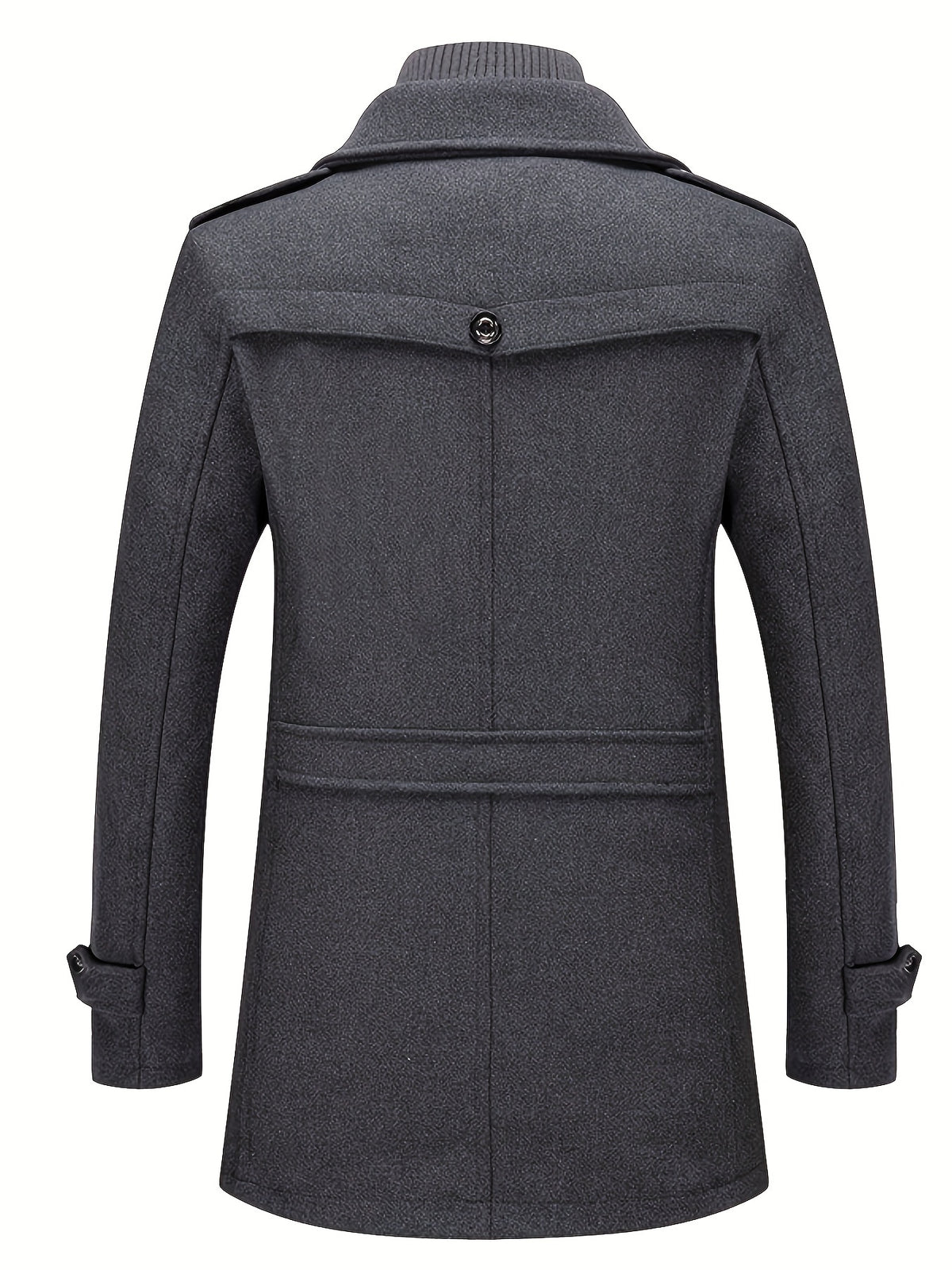 Manteau Homme Long à Col Montant