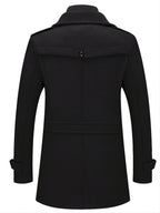 Manteau Homme Long à Col Montant