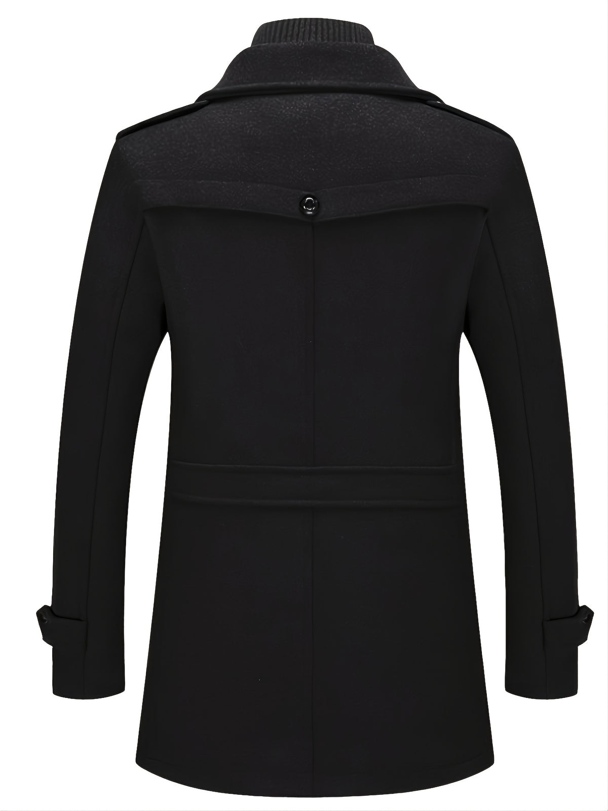 Manteau Homme Long à Col Montant