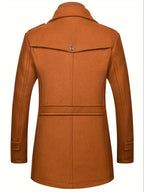 Manteau Homme Long à Col Montant