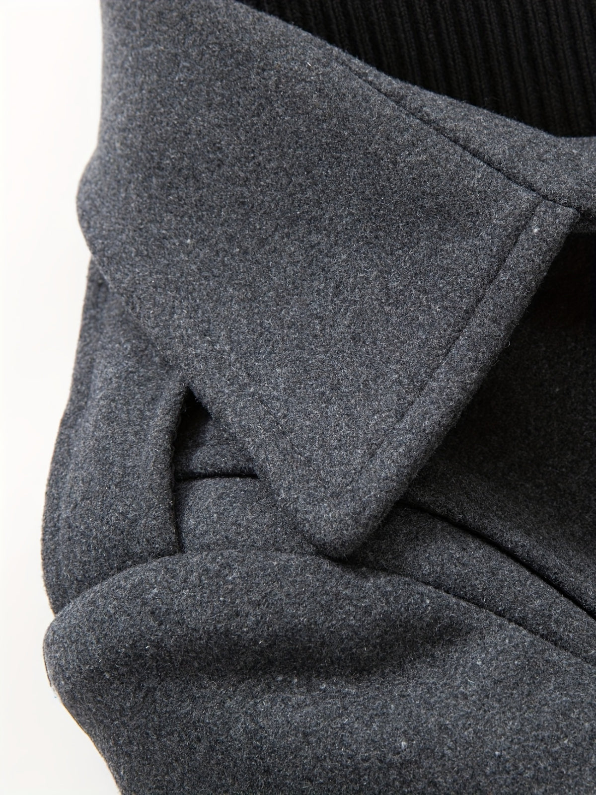 Manteau Homme Long à Col Montant