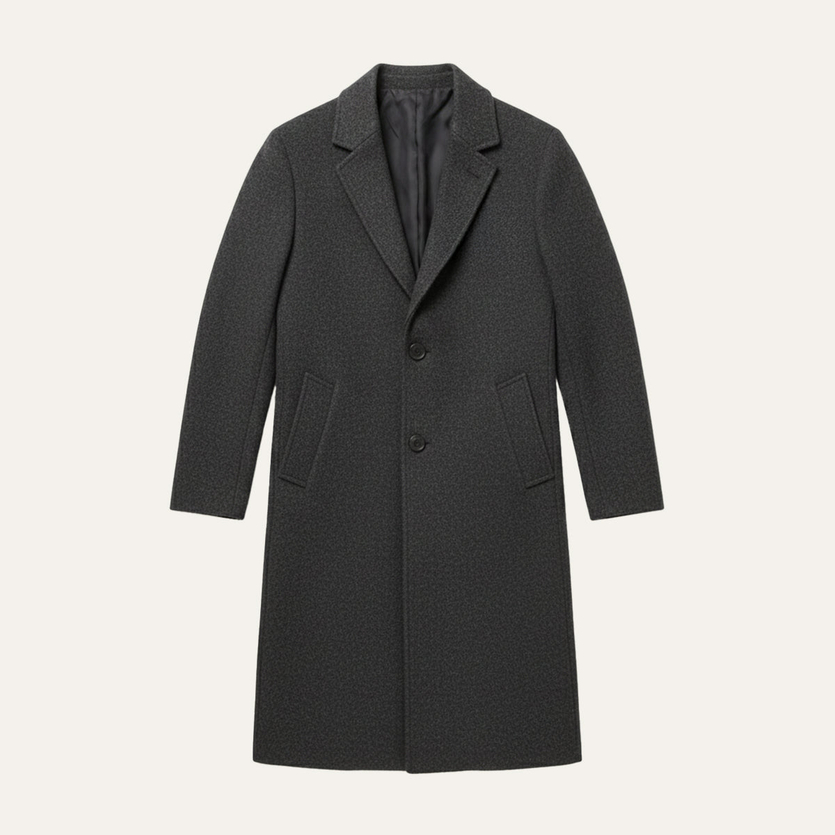 Manteau homme long à revers