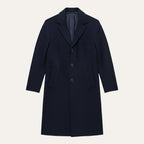 Manteau homme long à revers