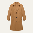 Manteau homme long à revers