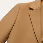 Manteau homme long à revers