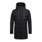 Manteau homme matelassé à capuche