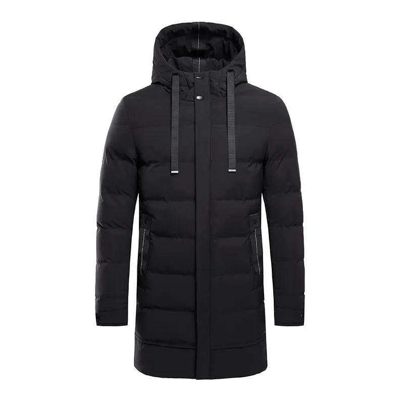 Manteau homme matelassé à capuche