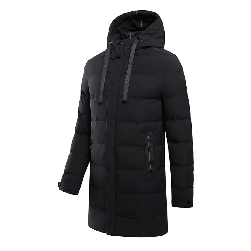 Manteau homme matelassé à capuche