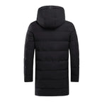 Manteau homme matelassé à capuche