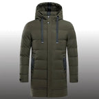 Manteau homme matelassé à capuche