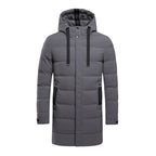 Manteau homme matelassé à capuche